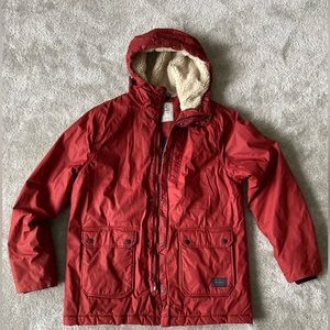 COPY - Divided burgundy winter coat